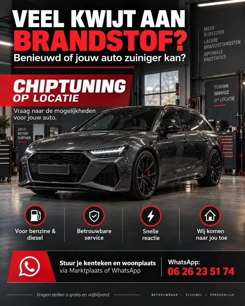 Bespaar brandstof met chiptuning op locatie, Ophalen of Verzenden