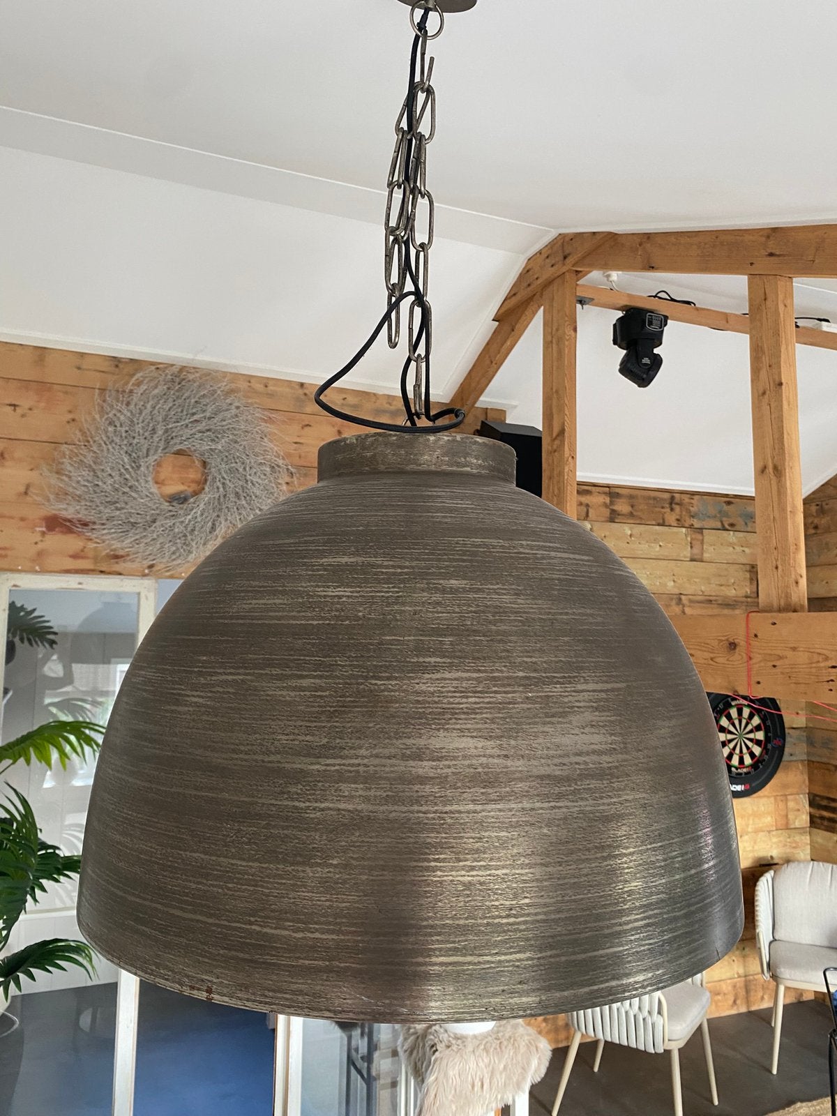 Duo ligt&living hanglamp Kylie XL 60 cm, Ophalen, Zo goed als nieuw, Metaal, Industrieel- stoer landelijk