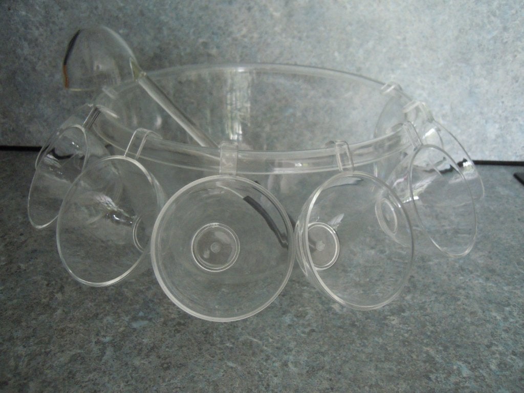 bowlset met 8 kommetjes en opscheplepel, Overige materialen, Ophalen of Verzenden, Overige stijlen, Schaal of Schalen
