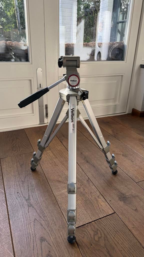Velbon SEF-3 Statief - Stevig en Betrouwbaar, Gebruikt, 150 tot 175 cm, Met balhoofd, Ophalen of Verzenden