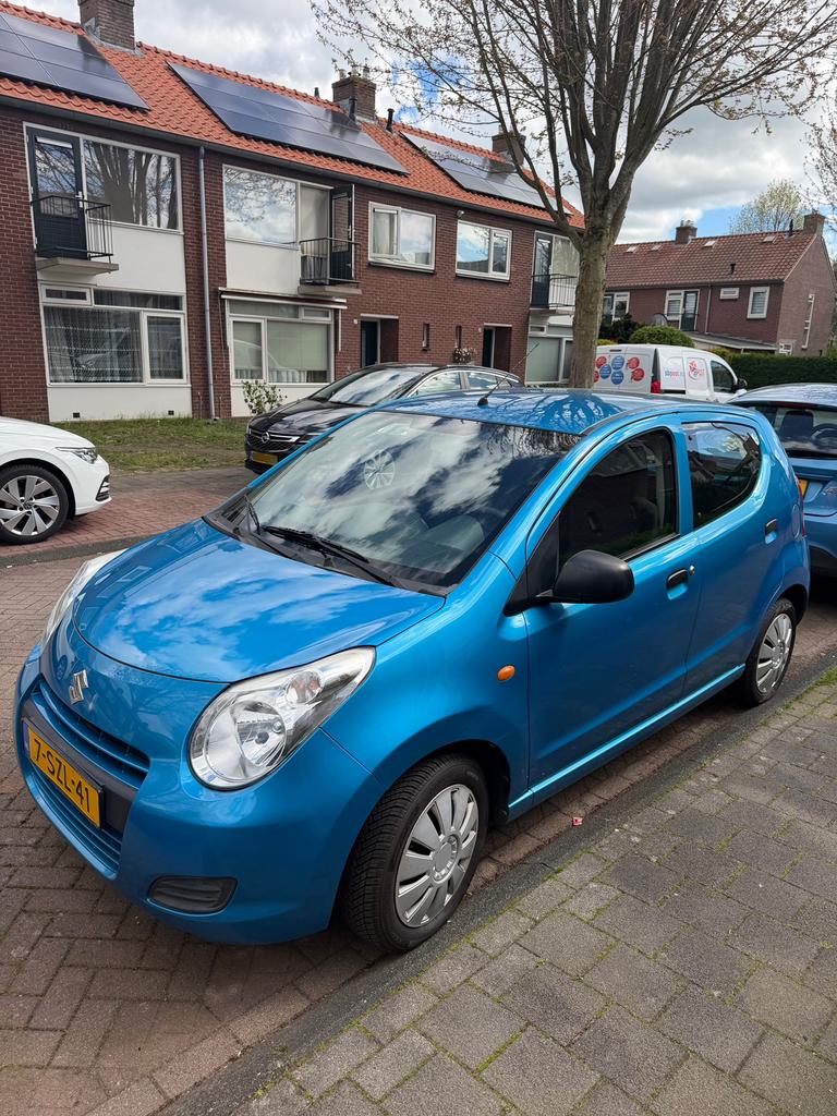 Suzuki Alto 1.0 2014 Blauw, Auto's, Voorwielaandrijving, Euro 5, Stof, 200 kg