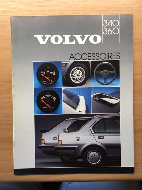 Volvo 340 360 Accessoires brochure    1987    NL, Gelezen, Volvo, Volvo, Ophalen of Verzenden