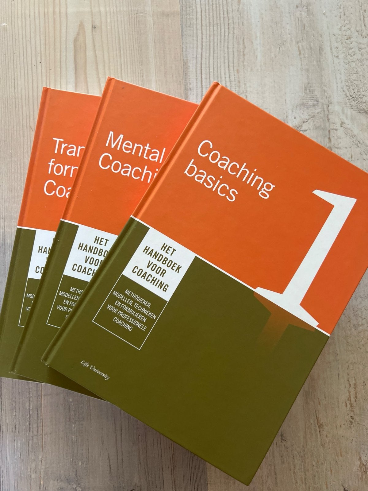 Het Handboek voor Coaching - Complete 3-delige set, Ophalen of Verzenden, Zo goed als nieuw