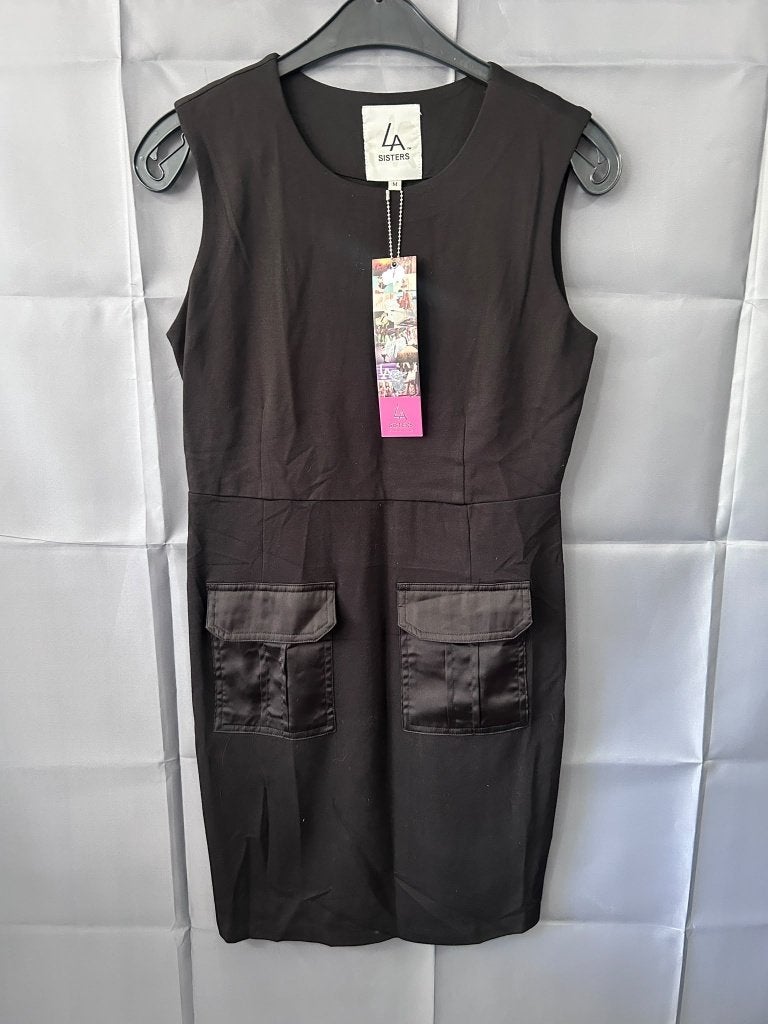 L.A. Sisters zwarte pocket jurk utility dames M 38 nieuw, Kleding | Dames, Maat 38/40 (M), L.A Sisters, Zwart, Nieuw