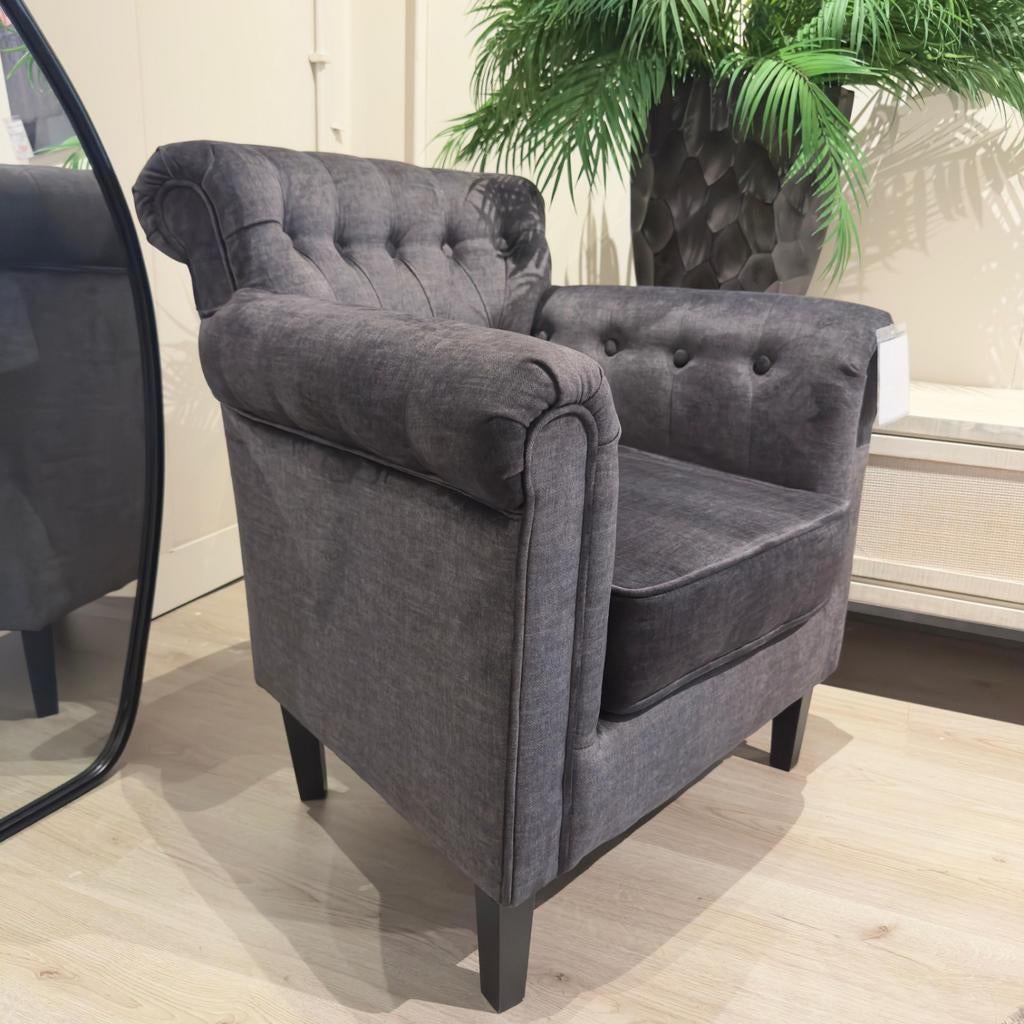 UrbanSofa showroom sale fauteuil Venetië, Ophalen, Zo goed als nieuw, 75 tot 100 cm, Stof