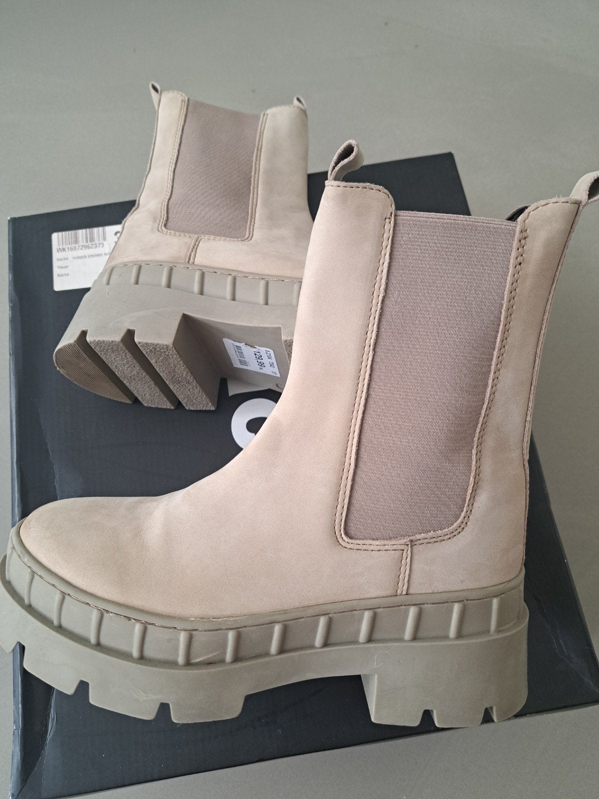 Sacha laarsjes **Nieuw **, Beige, Lage of Enkellaarzen, Nieuw, Sascha