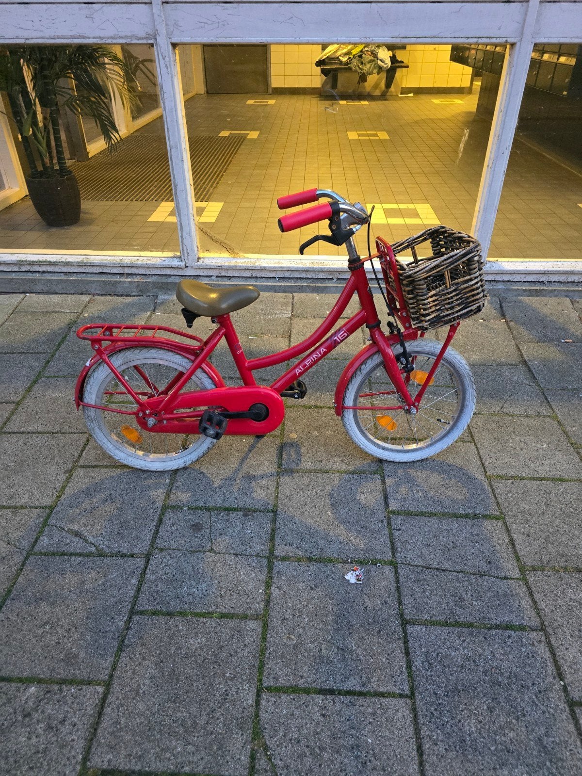 Alpina 16inch kinderfiets, Ophalen, Terugtraprem, 16 tot 20 inch, Alpina