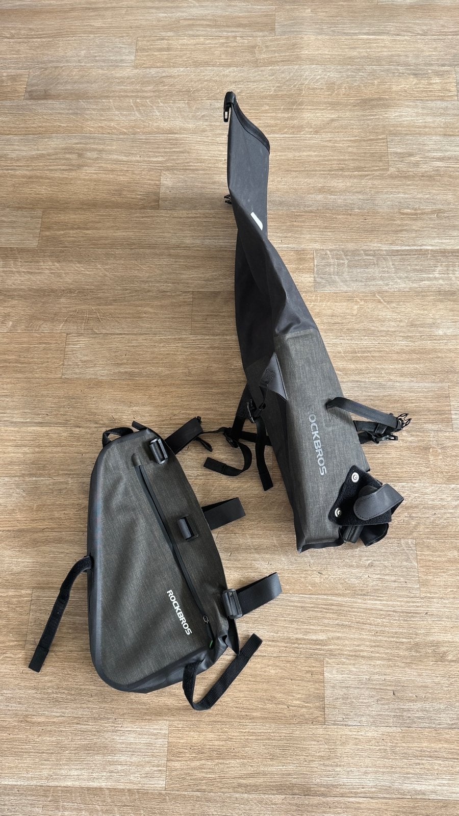ROCKBROS Waterdichte Fietstassen Set - Frame & Zadeltas, Ophalen of Verzenden, Zo goed als nieuw