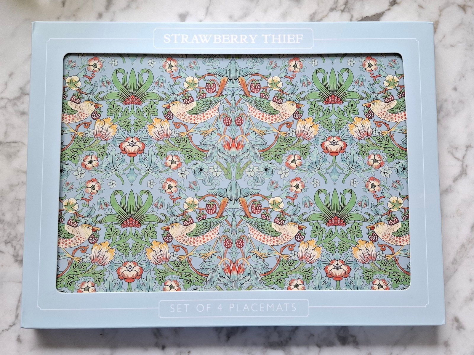 William Morris Strawberry Thief placemats onderzetters, Overige typen, Verzenden, Nieuw