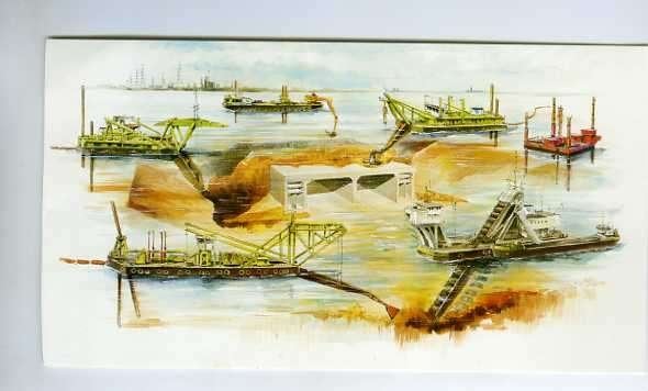 scheepvaart-foto-div baggermolens, Ophalen of Verzenden, Zo goed als nieuw, Motorboot, Boek of Tijdschrift