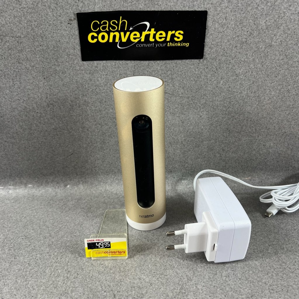Netatmo Slimme binnencamera | Full HD | adapter | 414909, Audio, Tv en Foto, Videobewaking, Ophalen of Verzenden, Gebruikt, Binnencamera