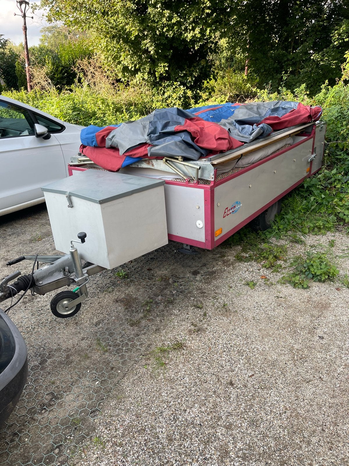 Compacte vouwwagen met keuken merk euro cruiser, Caravans en Kamperen, Meerkleurig, Tot en met 4, Ophalen, Overige merken