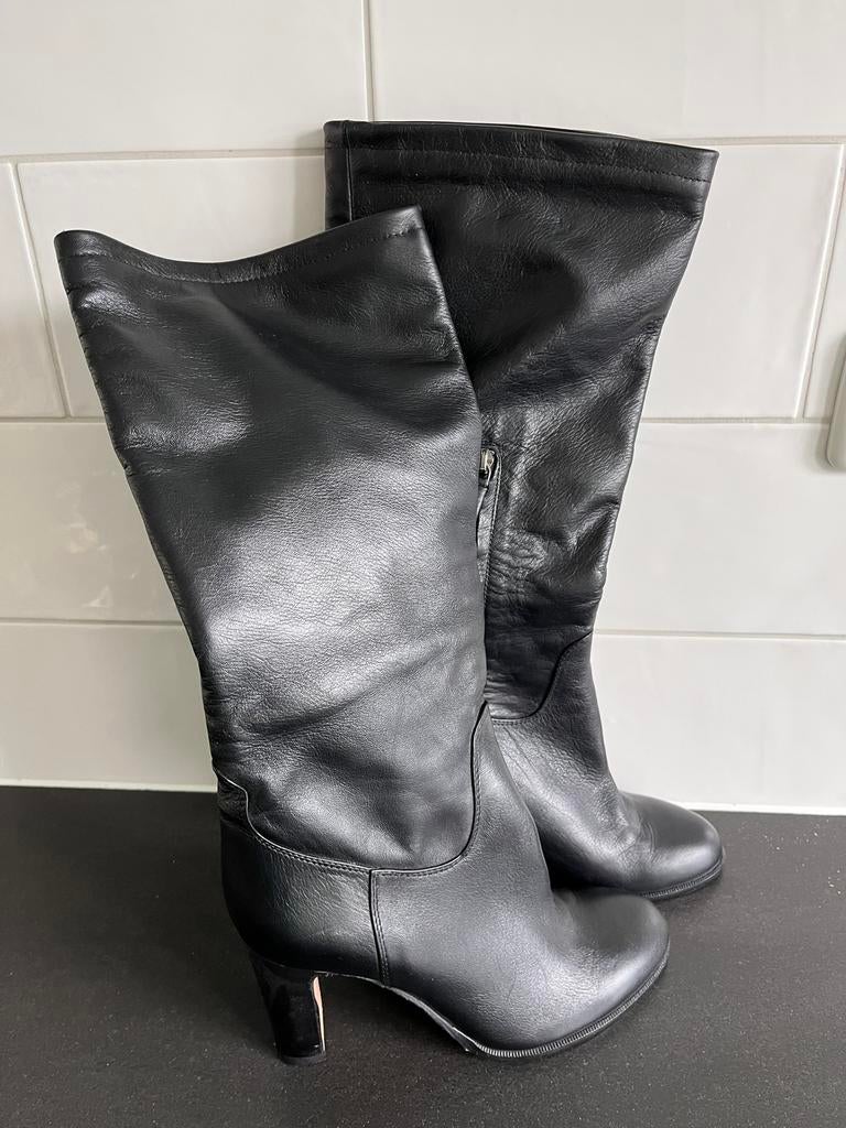 Mace dameschoenen maat 38 weinig gedragen, Hoge laarzen, Zwart, Zo goed als nieuw, Mace