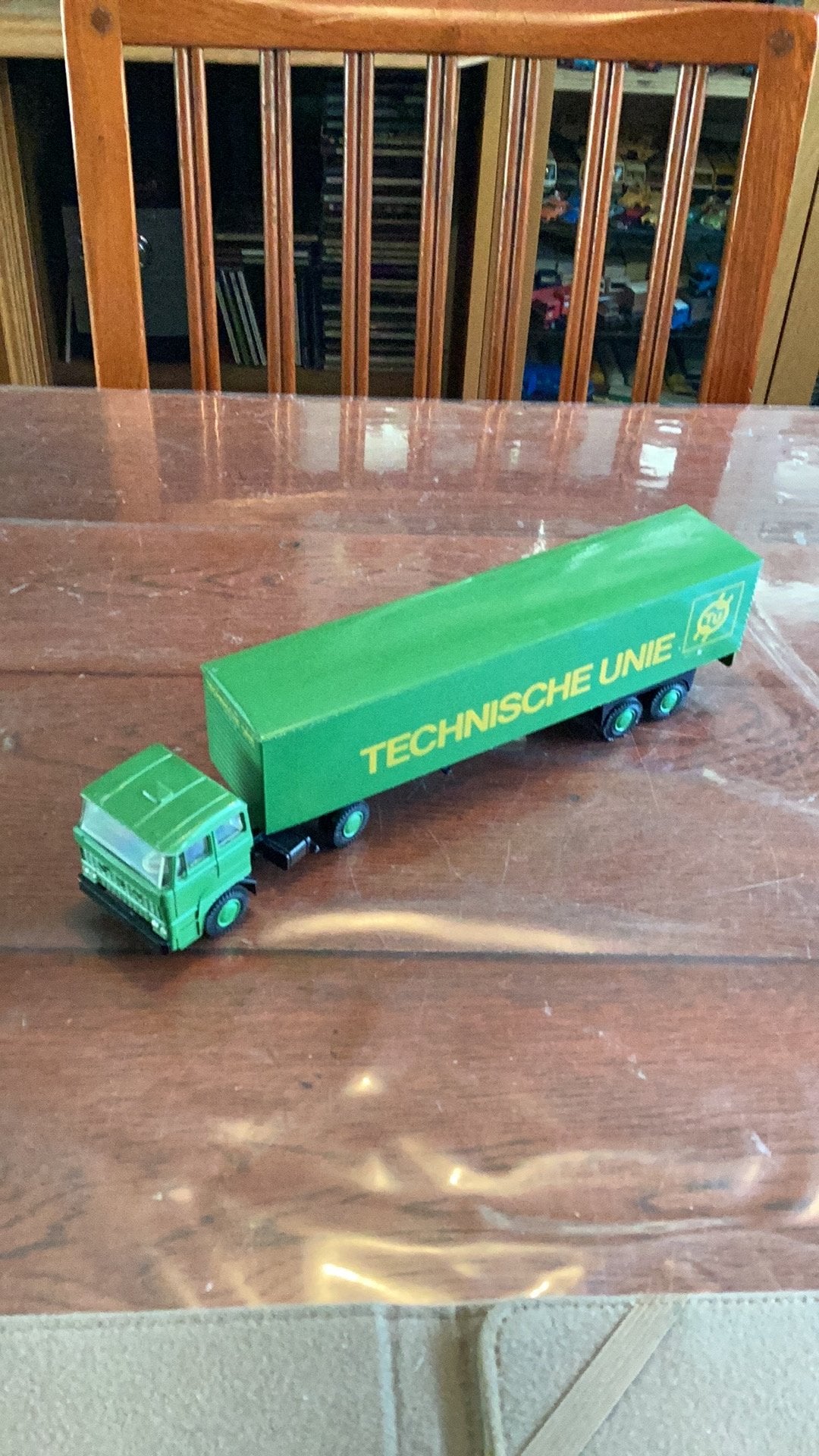 Daf 2800 Technische unie 1:50 loincar, Hobby en Vrije tijd, Ophalen of Verzenden, Zo goed als nieuw, Bus of Vrachtwagen, Lion Toys