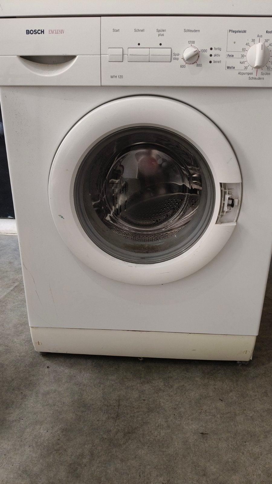 Bosch Exclusiv WFH 120 Wasmachine, Witgoed en Apparatuur, Ophalen of Verzenden, Gebruikt, 1200 tot 1600 toeren, 85 tot 90 cm