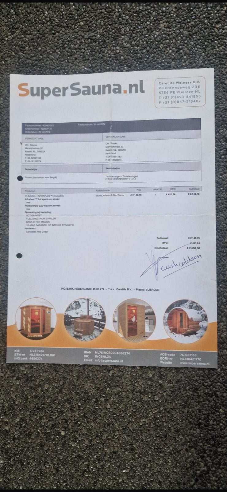 Mooie infrarood sauna - Zo goed als nieuw, Ophalen, Zo goed als nieuw, Infrarood, Complete sauna