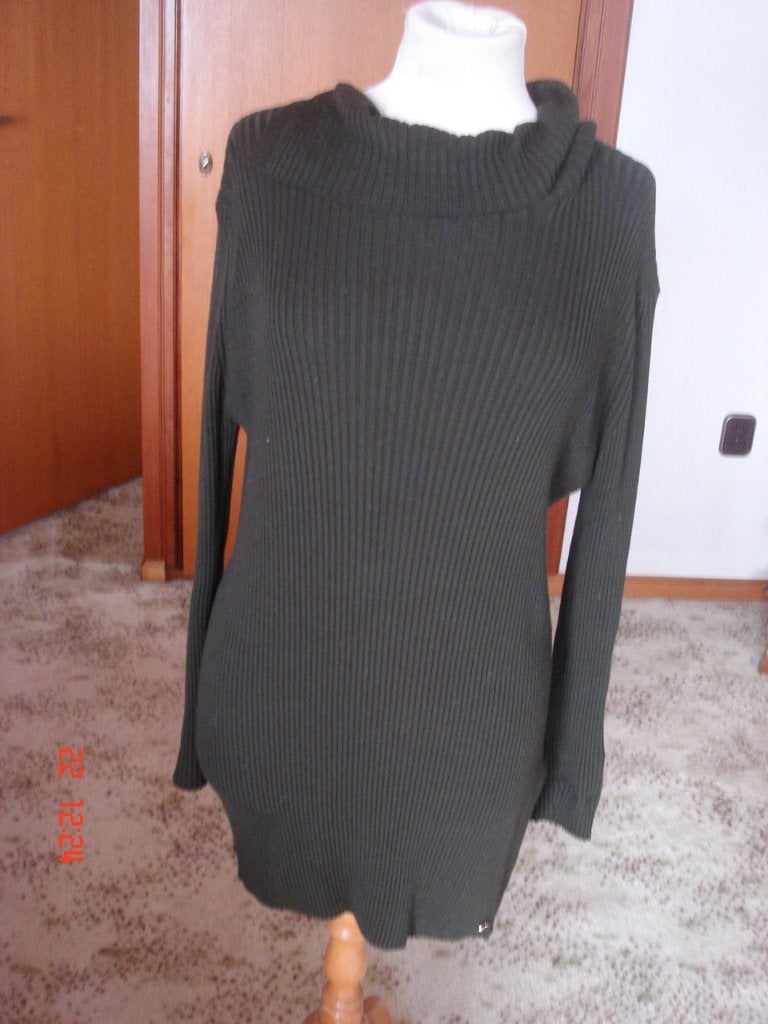 Twinset donkergroene lange trui 44, Twinset, Maat 42/44 (L), Ophalen of Verzenden, Zo goed als nieuw