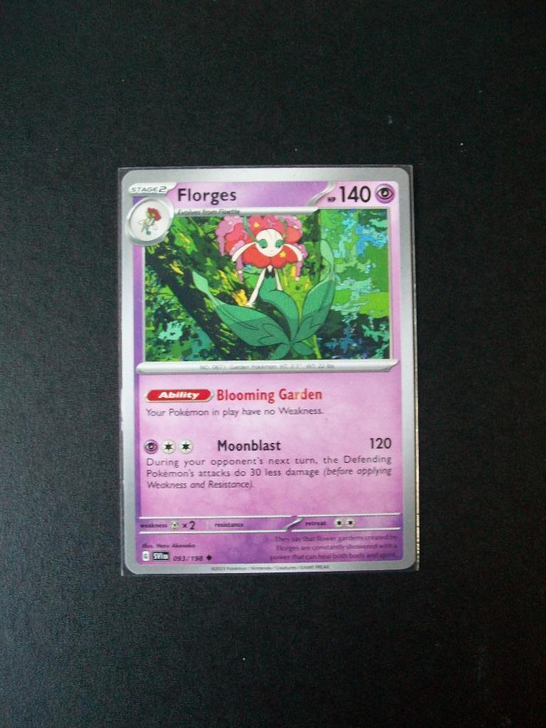 8462: Nieuwe Pokemon  FLORGES HP 140 (093/198), Verzenden, Nieuw, Losse kaart