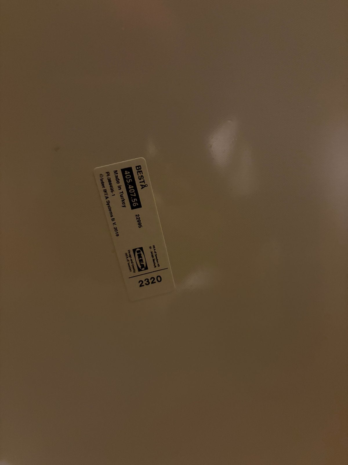 Bovenblad in witglas voor IKEA Besta kast (405.407.56), Ophalen, Zo goed als nieuw