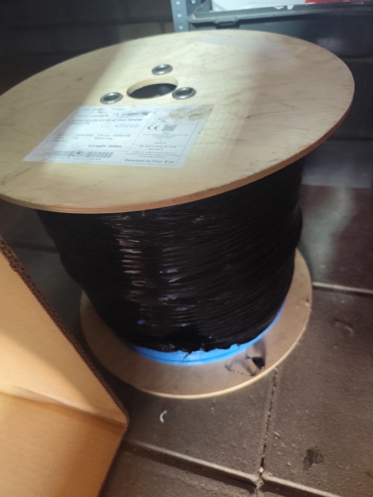 Draka UC400 S23 C6 U/FTP 4P PVC 500DW netwerkkabel, Ophalen of Verzenden, Nieuw, Draka, Kabel of Snoer