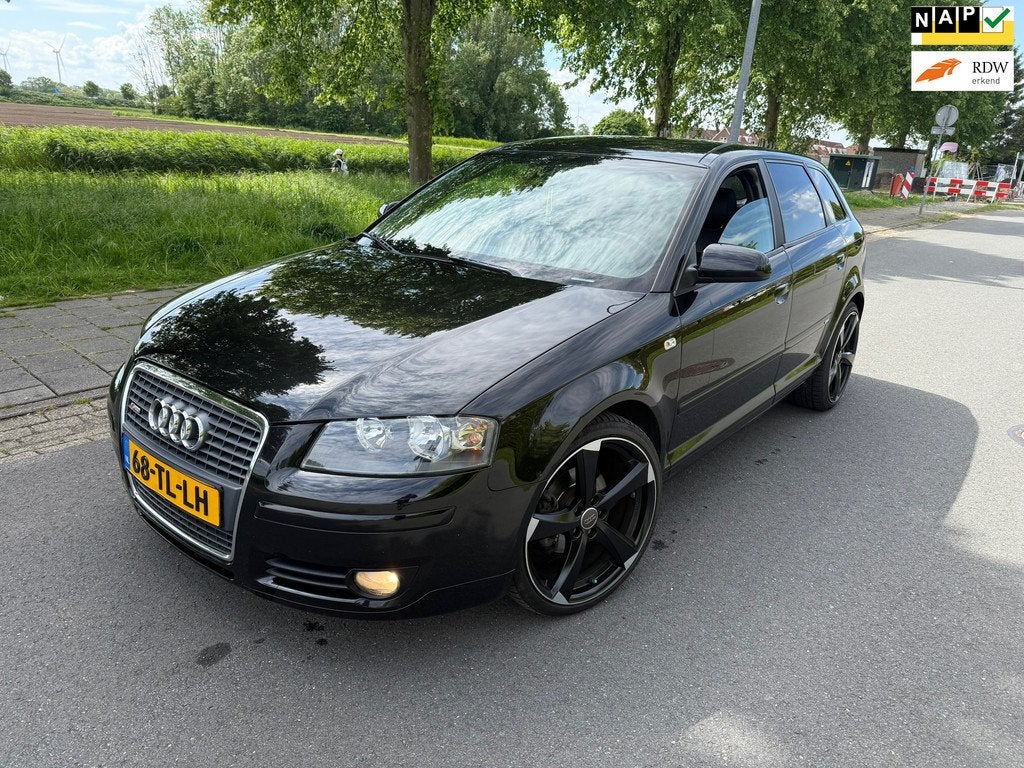 Audi A3 Sportback 2.0 FSI Ambition S-LINE/LEER/CLIMA/CRUISE, Auto's, Audi, Bedrijf, Te koop, A3, ABS, Airbags, Airconditioning