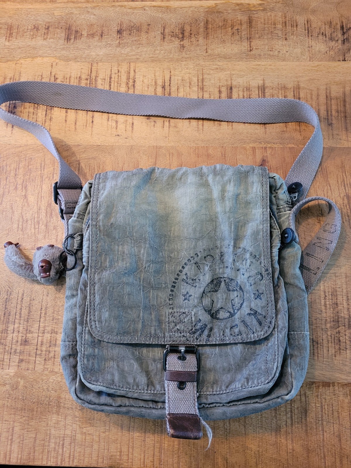Kipling schoudertas - Grijs, Ophalen of Verzenden, Gebruikt, Grijs, Kipling