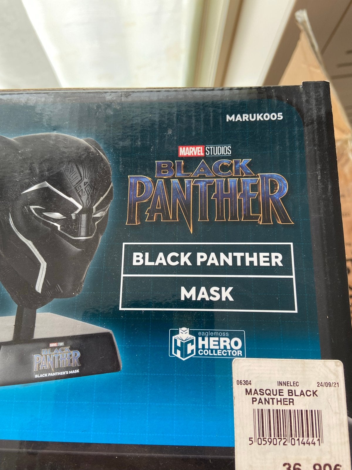 Marvel Studios Black Panther Mask - Eaglemoss Hero Collector, Ophalen of Verzenden, Nieuw