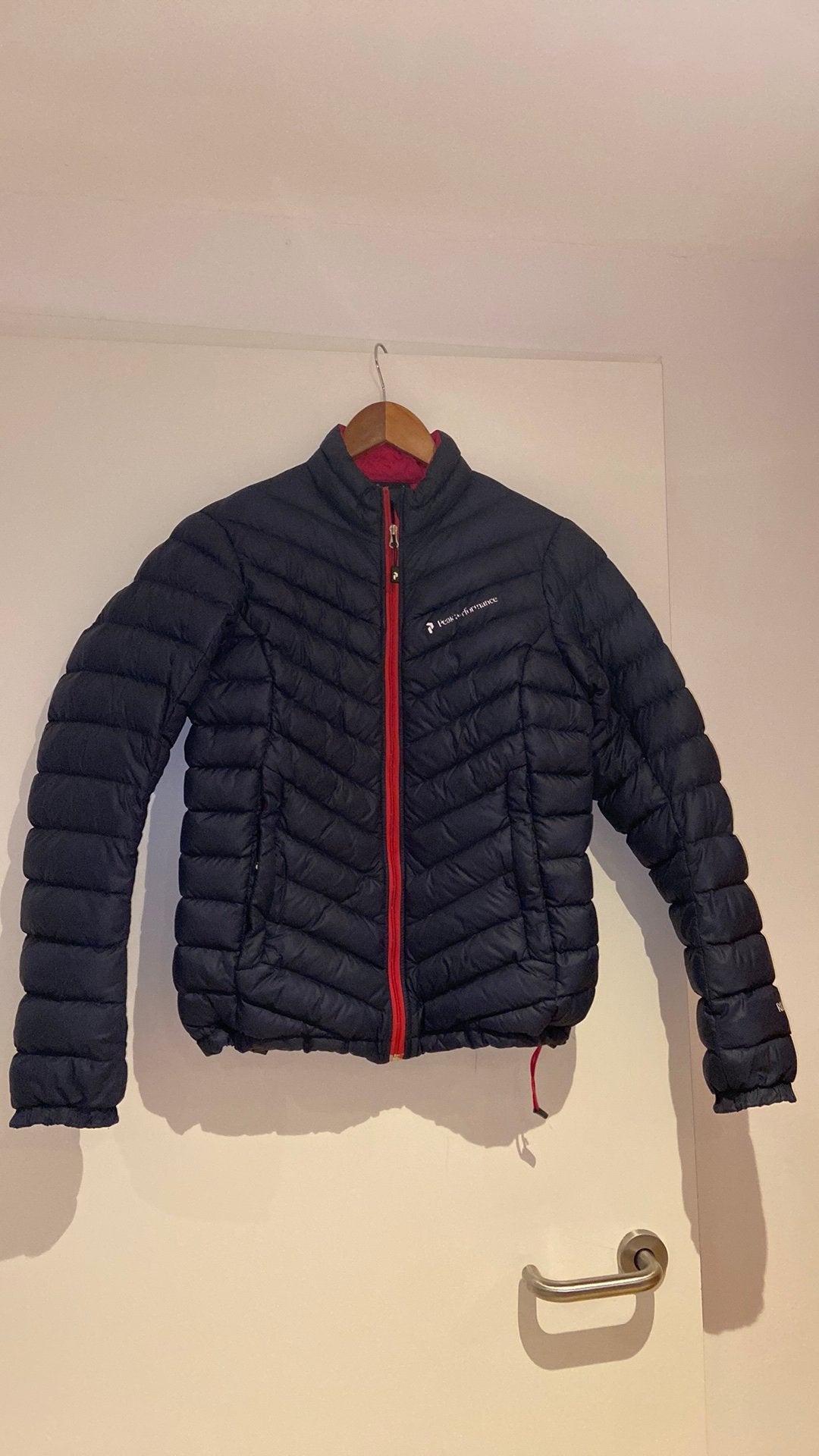 Peak performance, Super warm jas, Kleding | Dames, Ophalen of Verzenden, Zo goed als nieuw, Maat 36 (S), Blauw