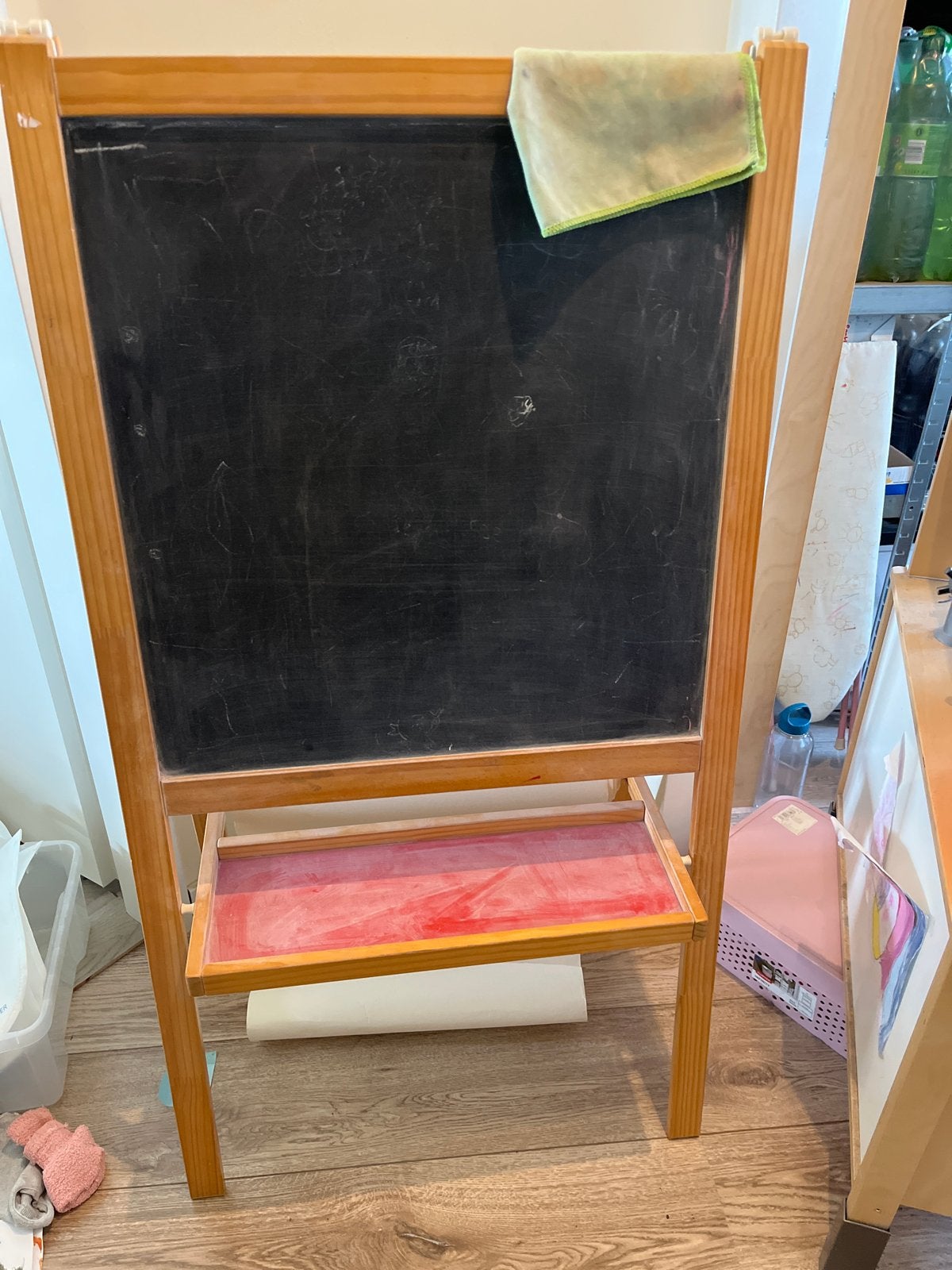 Schoolbord met whiteboard speelgoed, Ophalen, Gebruikt
