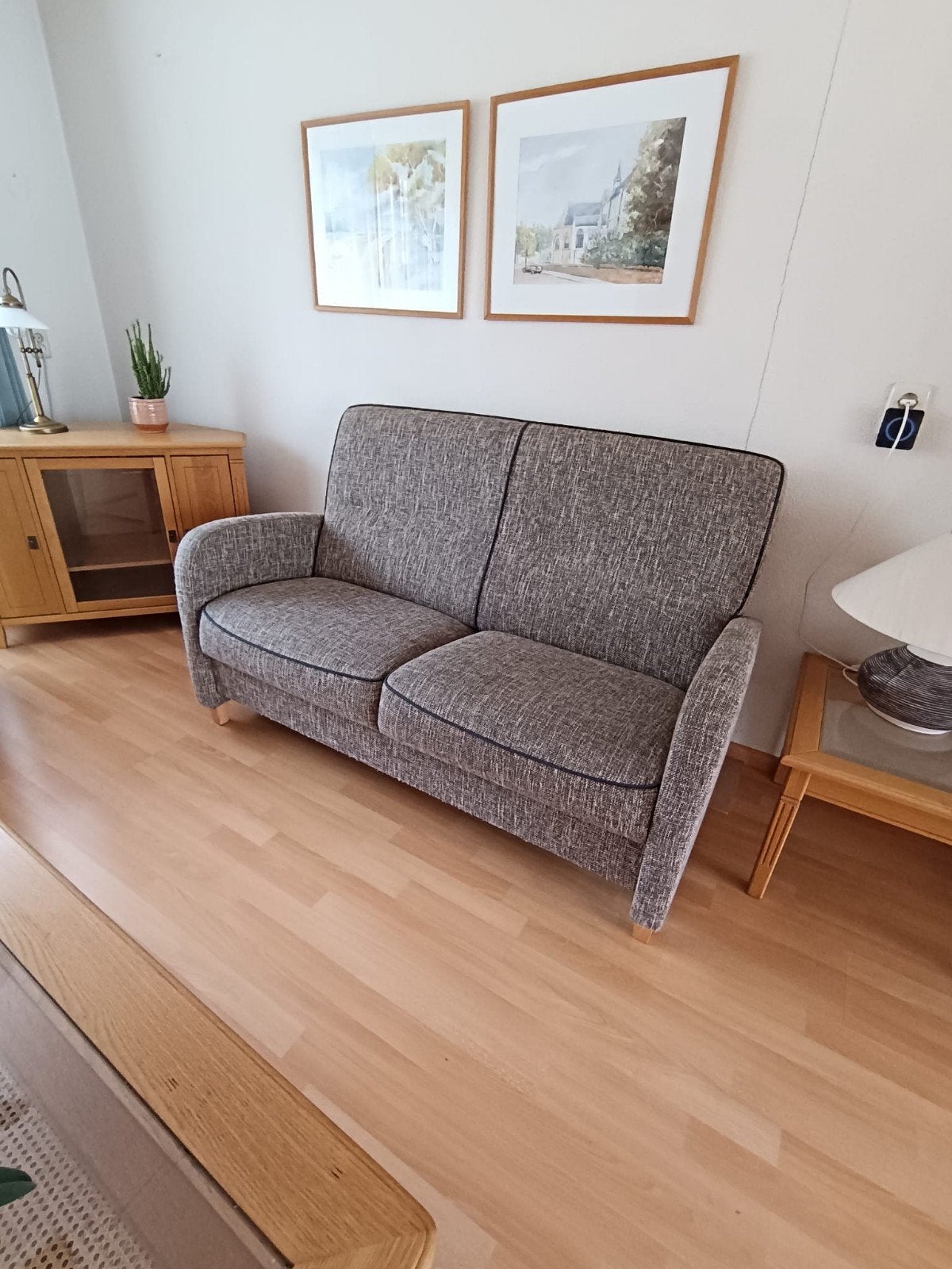 twee zitsbank met dames en heren fauteuil, Ophalen, Gebruikt, Onbekend9, Onbekend