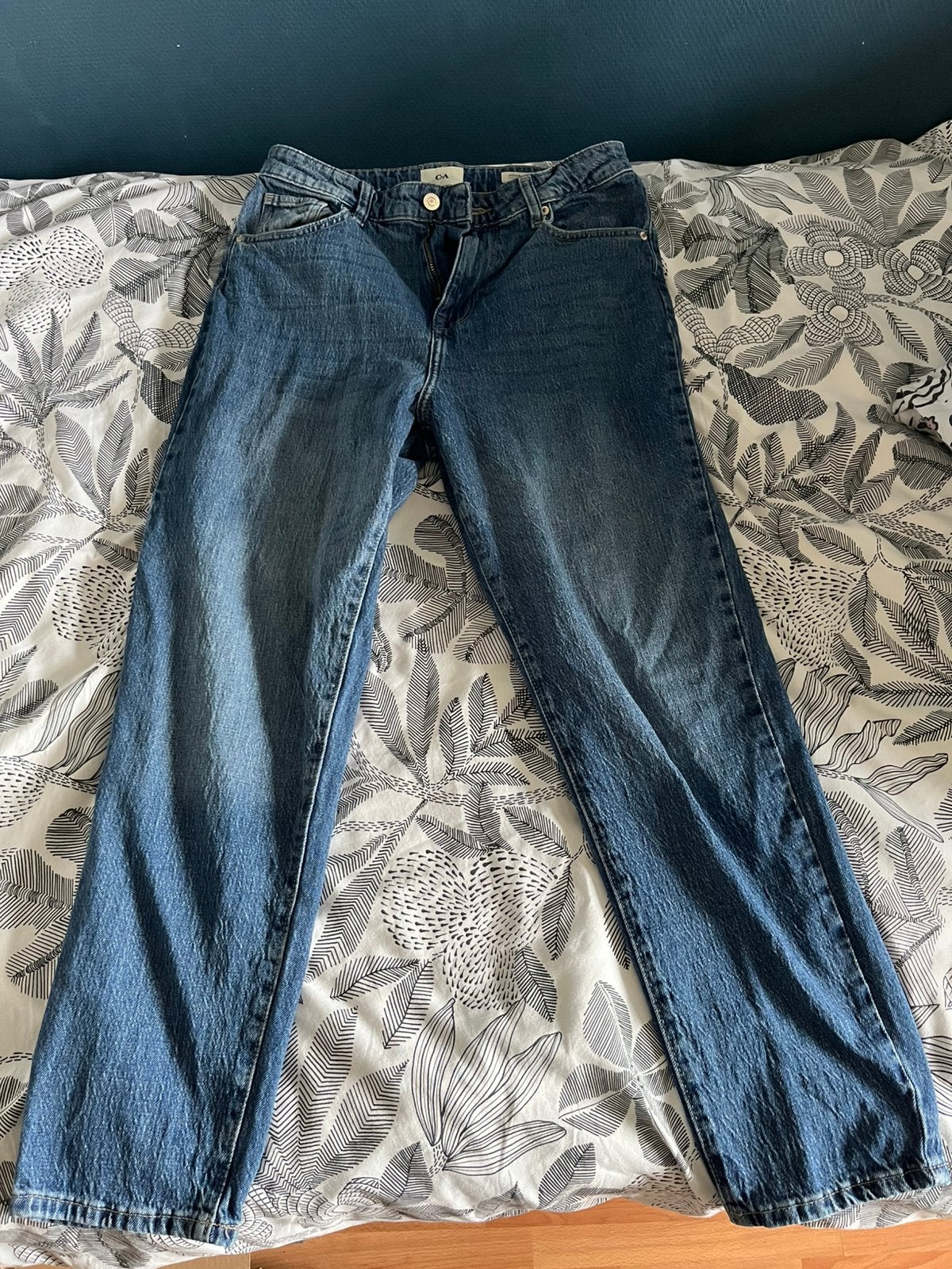 Mom jeans maat 40 C&A, Kleding | Dames, Ophalen of Verzenden, Zo goed als nieuw, Blauw, W30 - W32 (confectie 38/40)