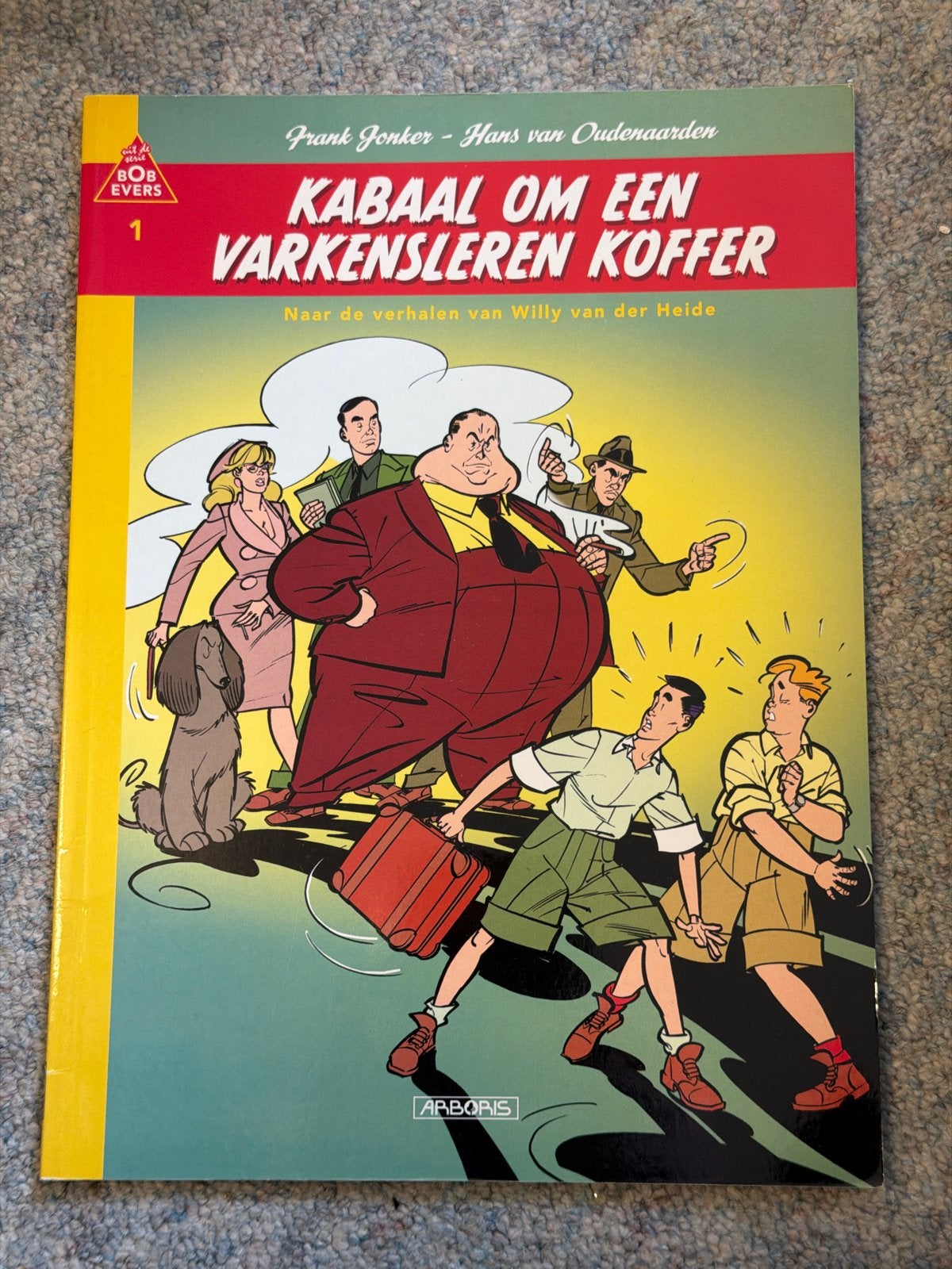 Bob Evers - Kabaal om een varkensleren koffer, Boeken, Eén stripboek, Ophalen of Verzenden, Zo goed als nieuw