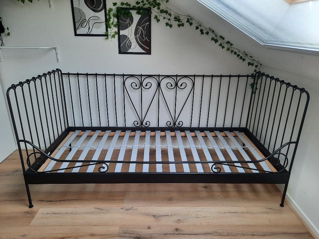 Eenpersoonsbed IKEA MELDAL 90x200 cm, Huis en Inrichting, Slaapkamer | Bedden, Ophalen, Gebruikt, 90 cm, Eenpersoons
