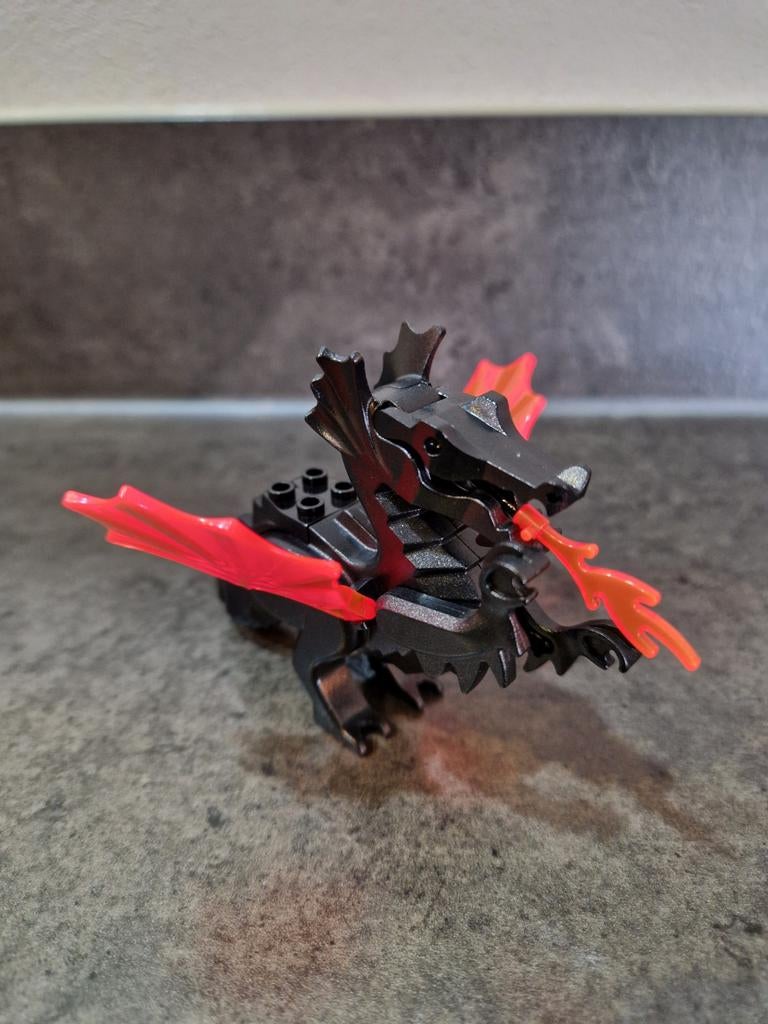 LEGO - Zwarte Draak. 6129c04, Kinderen en Baby's, Speelgoed | Duplo en Lego, Gebruikt, Lego, Ophalen of Verzenden, Inclusief accessoires