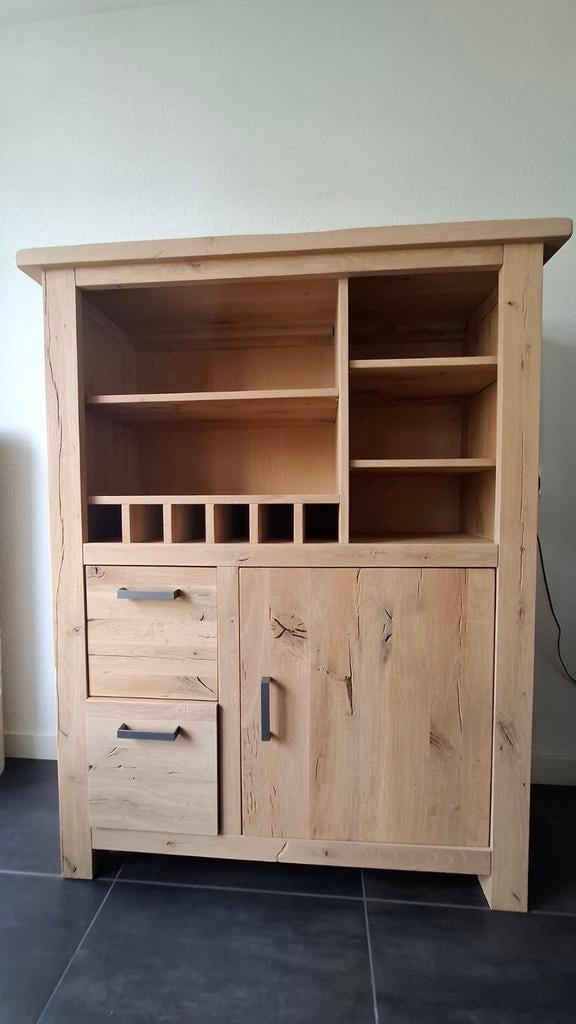 Kast van Bommel Meubelen - 110x45x150 cm, Huis en Inrichting, Kasten | Dressoirs, Ophalen, Gebruikt, Eikenhout, 25 tot 50 cm