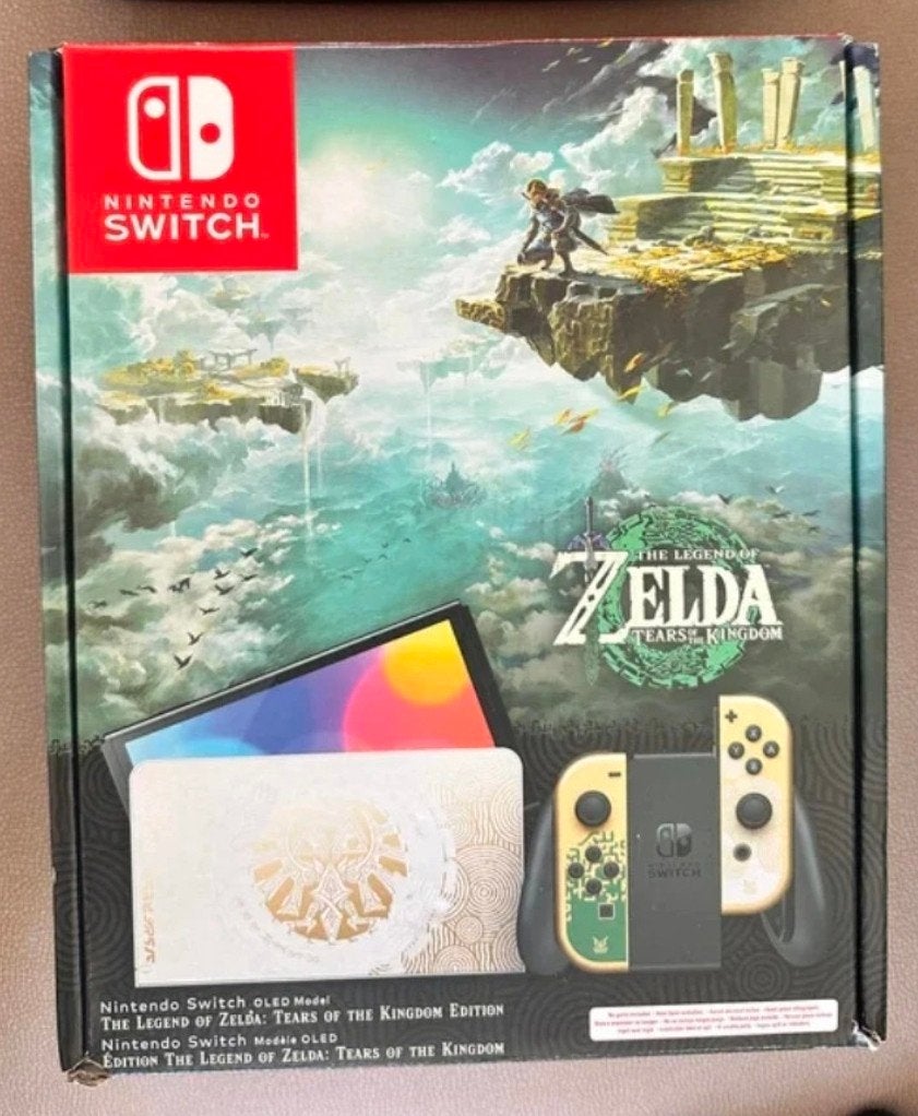 Nintendo Switch OLED Zelda Tears of the Kingdom Edition, Ophalen of Verzenden, Nieuw, Met 2 controllers, Switch OLED