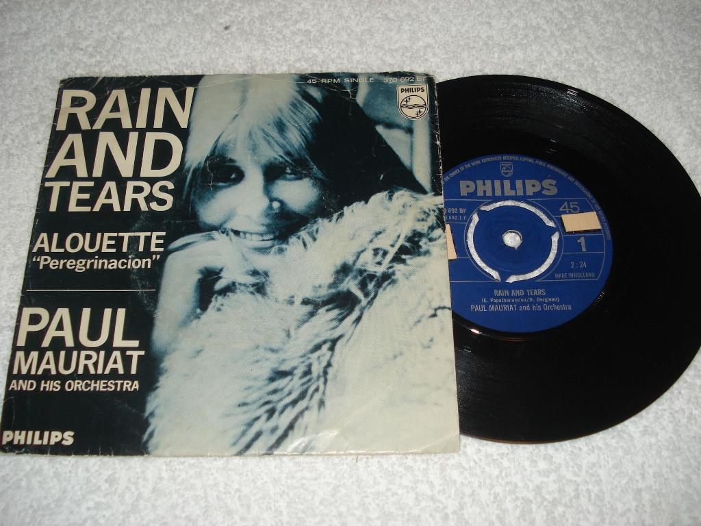 Paul Mauriat    Rain And Tears       Orgineel, Fotohoes, Ophalen of Verzenden, Zo goed als nieuw, R&B en Soul