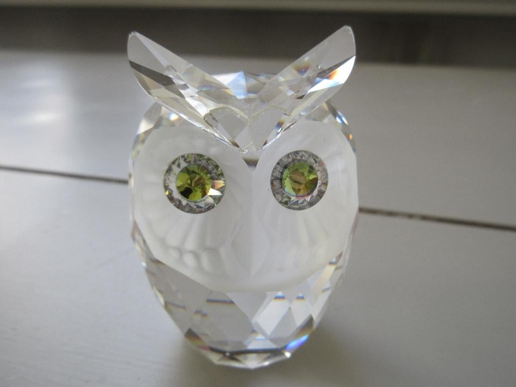 Swarovski uil groot, Verzamelen, Swarovski, Ophalen, Zo goed als nieuw, Figuurtje