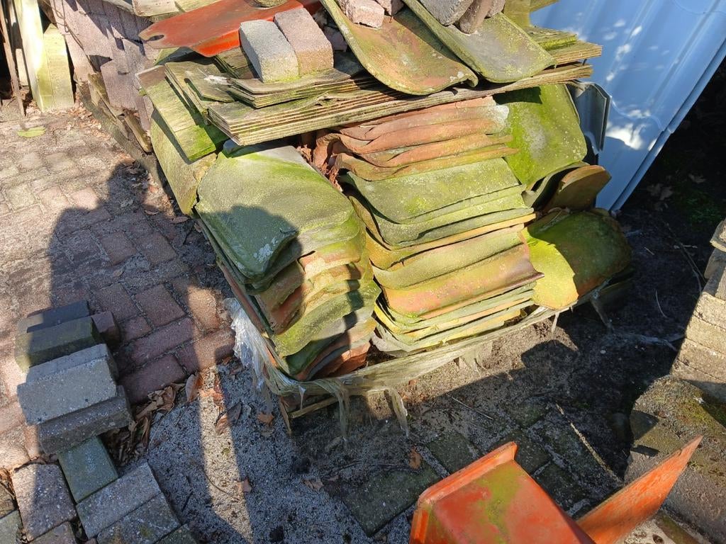 Oud Hollandse dakpannen, Doe-het-zelf en Verbouw, Dakpannen en Dakbedekking, Ophalen of Verzenden