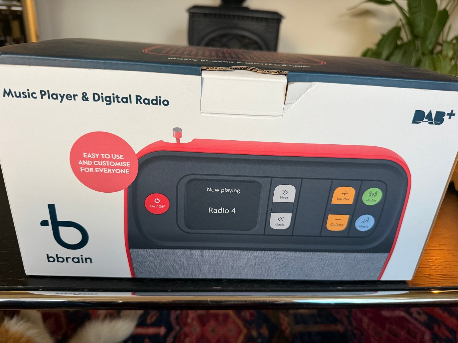 BBRAIN Muziekspeler & Digitale Radio - Eenvoudig in gebruik, Ophalen of Verzenden, Nieuw, Radio