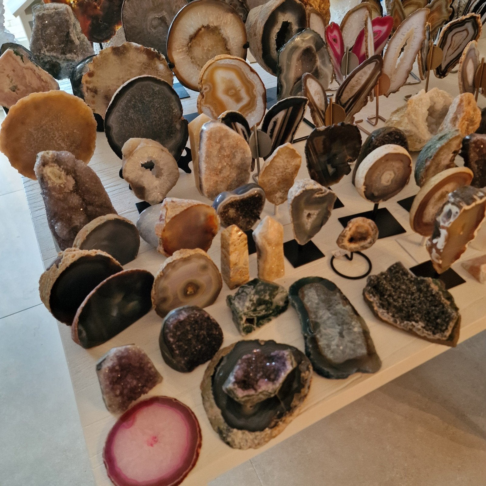 Diverse collectie mineralen en edelstenen, Verzamelen, Ophalen