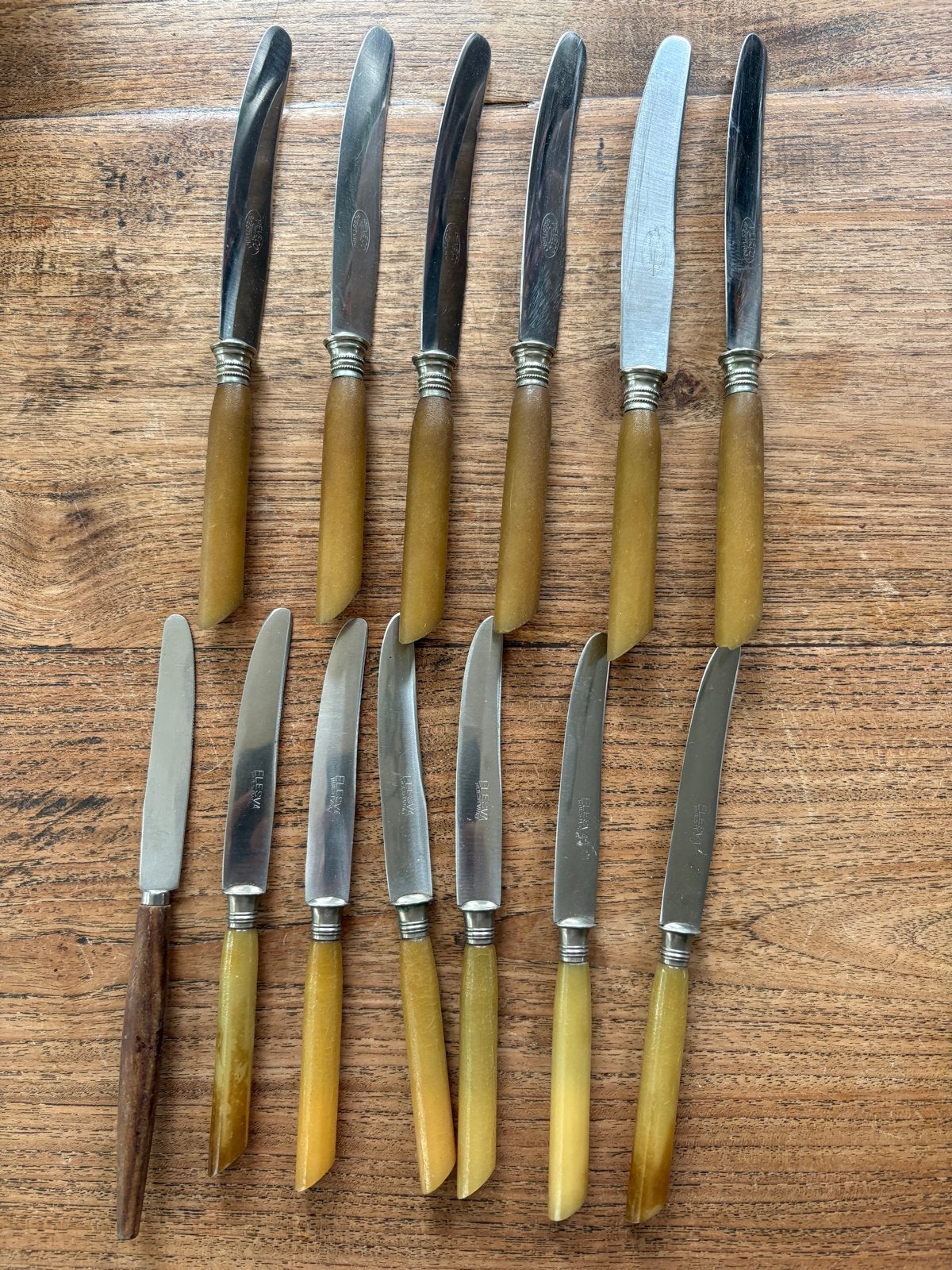 Vintage messen set - 13 stuks, Antiek en Kunst, Ophalen of Verzenden