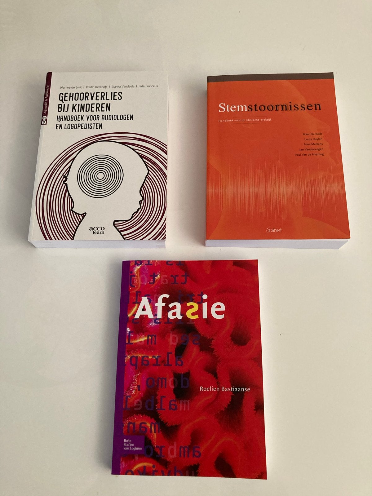 Studieboeken HBO Logopedie (3 stuks), Ophalen of Verzenden, Beta, Nieuw, HBO