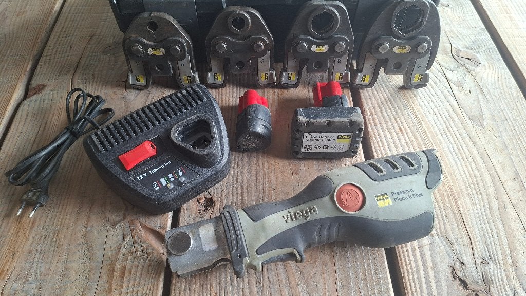 Viega Pressgun Picco 6 plus accu perstang persmachine, ., Ophalen of Verzenden, Zo goed als nieuw, .