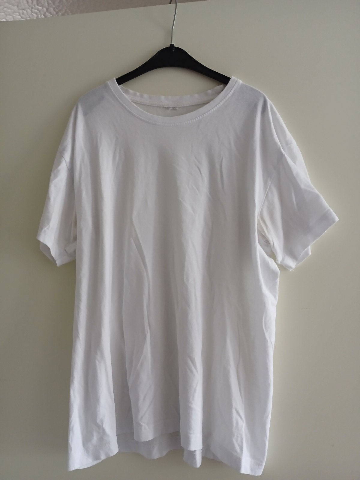 Wit T-shirt, maat S (oversized), Kleding | Dames, Wit, Ophalen of Verzenden, Korte mouw, Maat 36 (S)