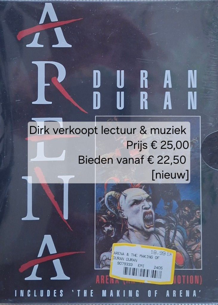 Duran Duran; Arena (An absurd notion)+(The making of Arena), Cd's en Dvd's, Engels, Alle leeftijden, Ophalen of Verzenden, Concert