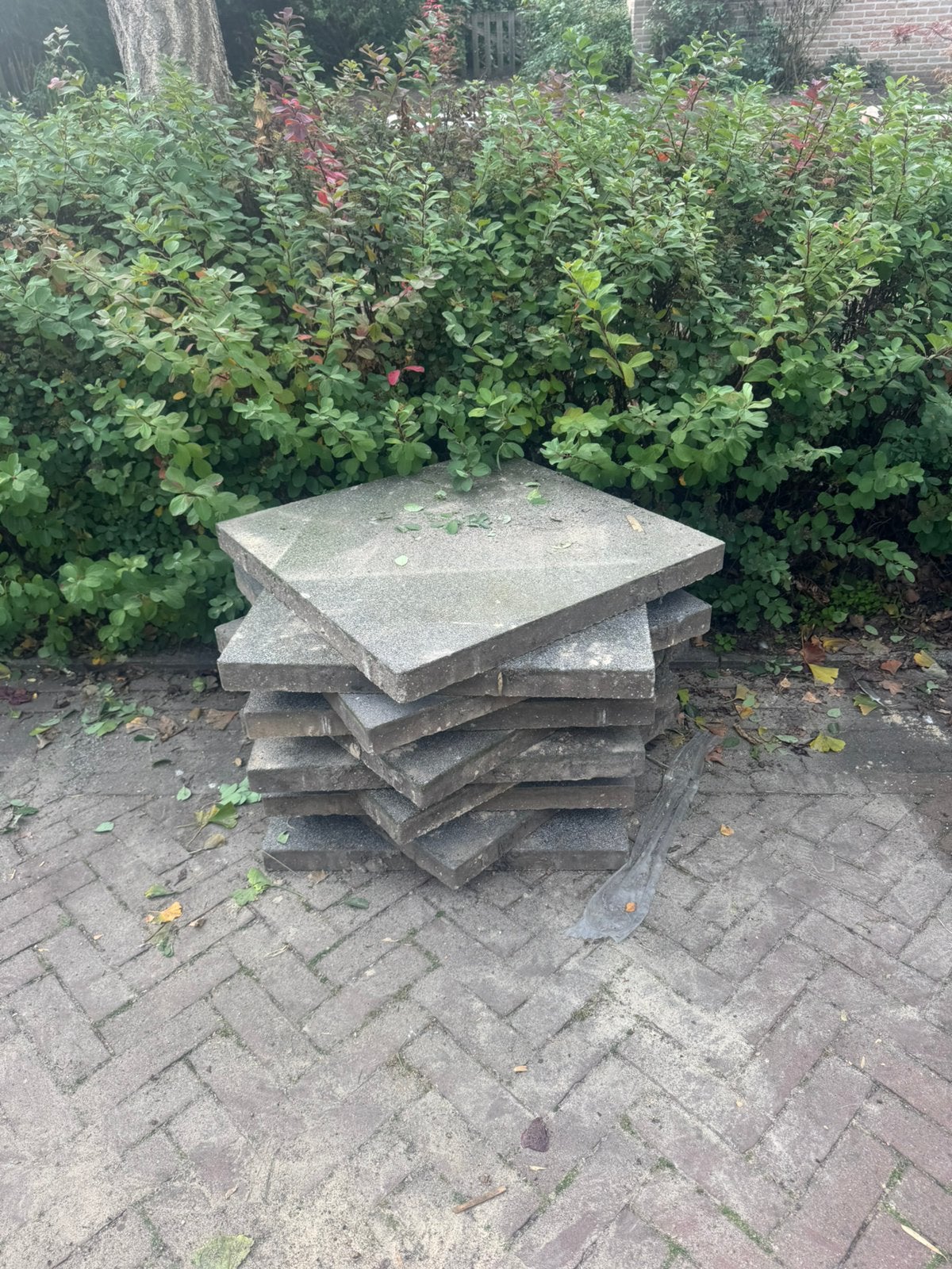 10 stuks 60x60 cm tegel MBI Granitops Graphitio, Ophalen, Nieuw, Beton, Terrastegels