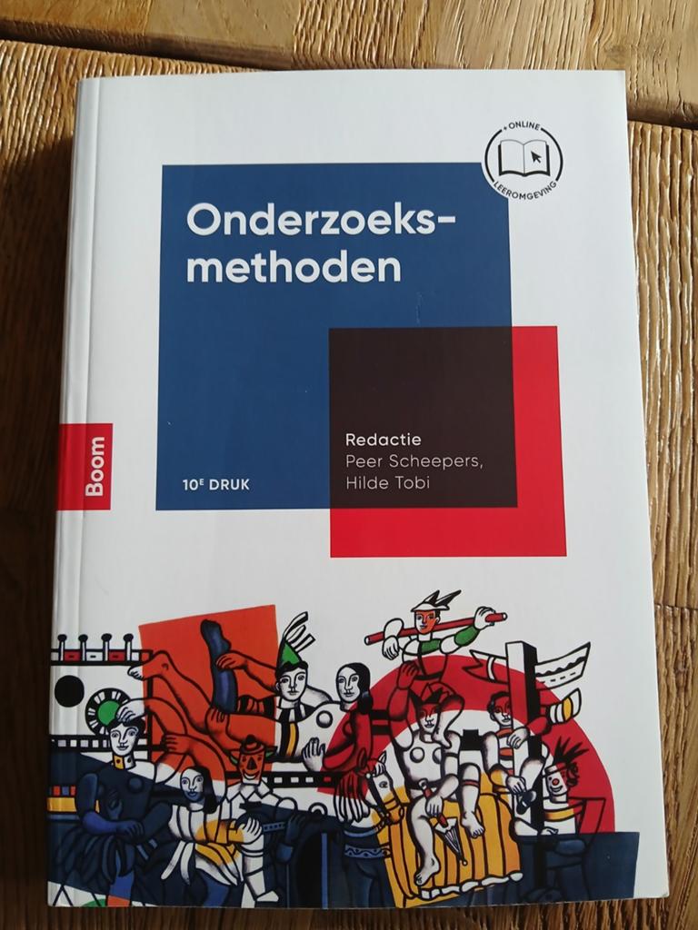 Onderzoeksmethoden - 10e druk - Scheepers, Tobi, Boeken, Peer Scheepers, Hilde Tobi, Zo goed als nieuw, Gamma, HBO