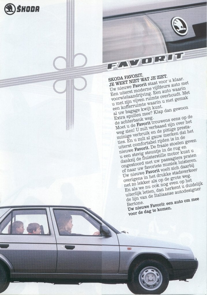 Skoda Favorit (1989), Ophalen of Verzenden, Nieuw, Overige merken