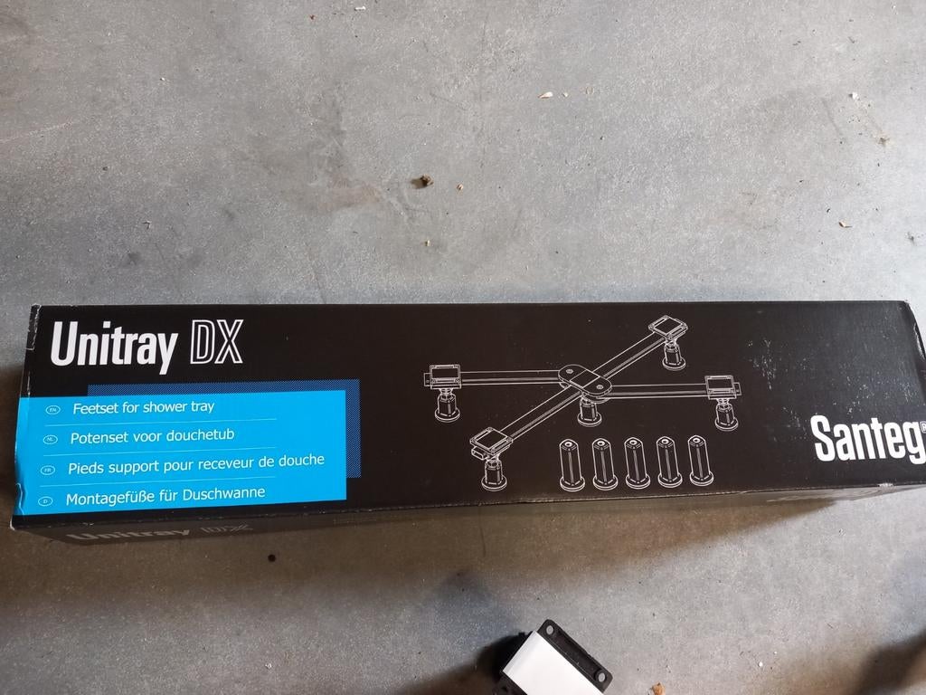 Santeq Unitray DX Douchebak Voetenset - Nieuw, Ophalen of Verzenden, Nieuw, Douche
